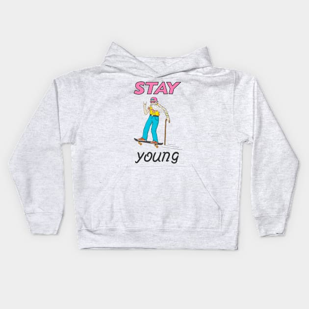 Always Board Kids Hoodie by Made With Awesome